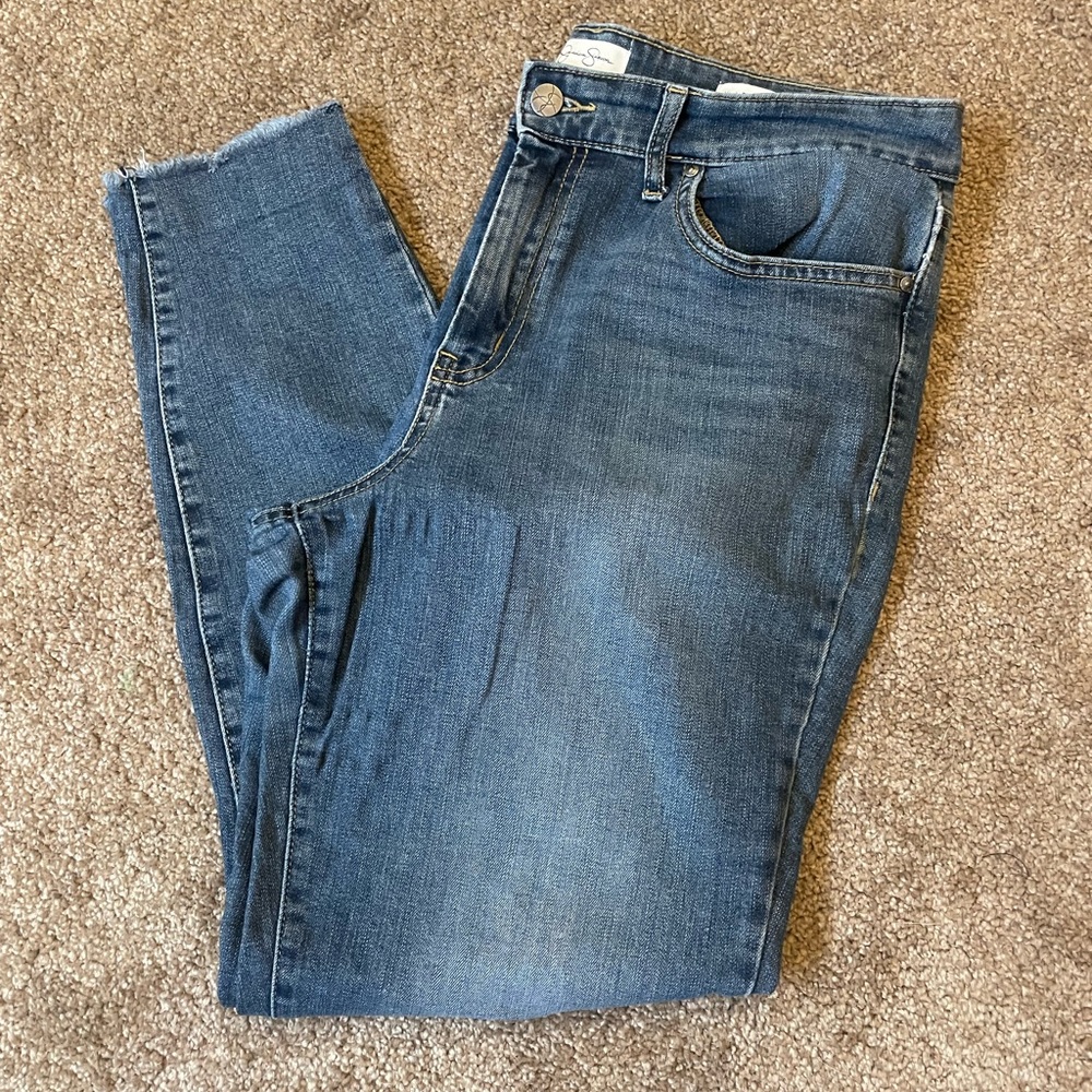 Raw hem Jessica Sims jeans